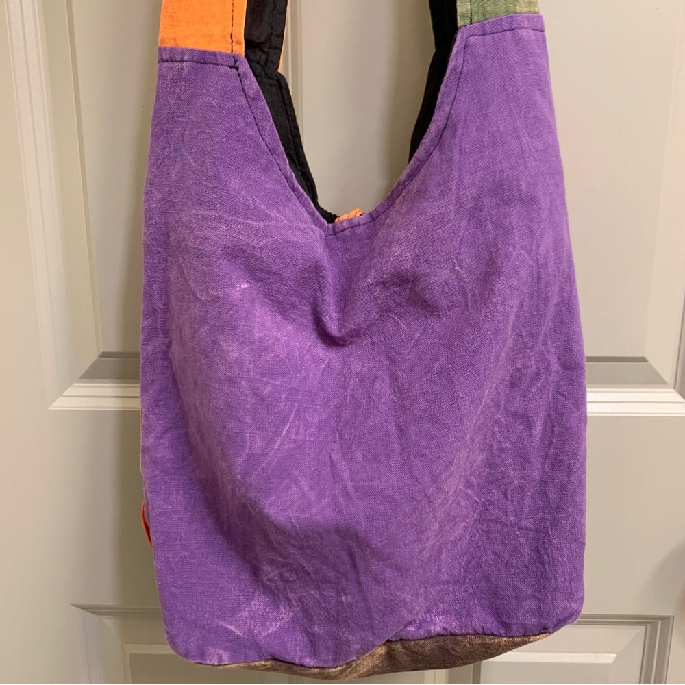 Multicolor Hippie Boho Patchwork Shoulder Bag - image 5